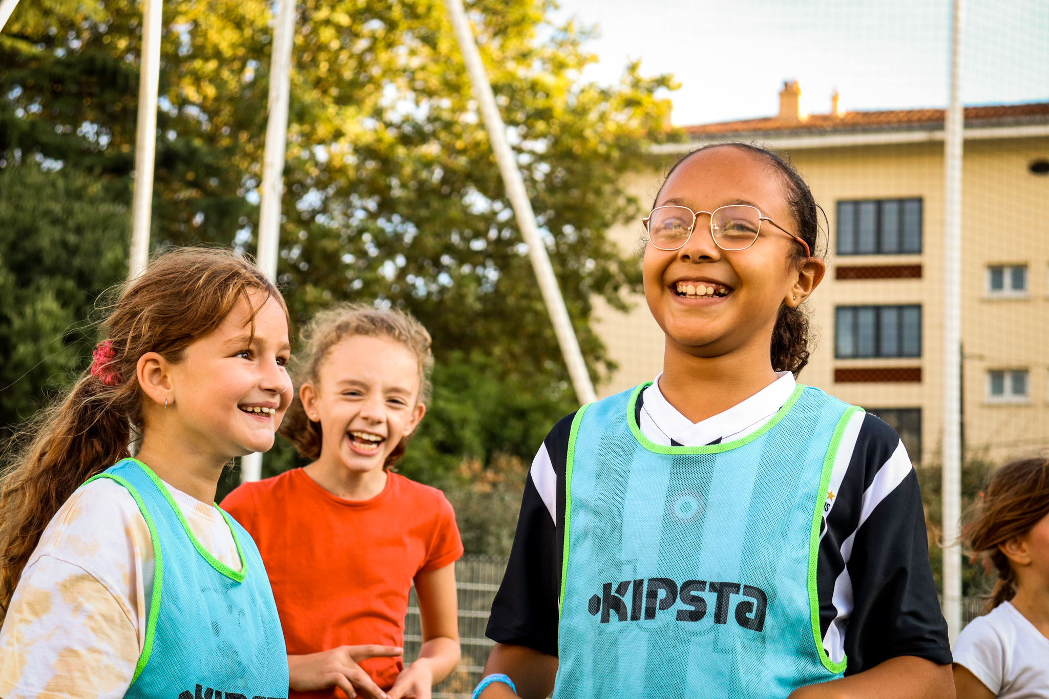 Nos jeunes joueuses de football